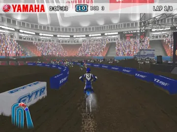 Yamaha Supercross screen shot game playing